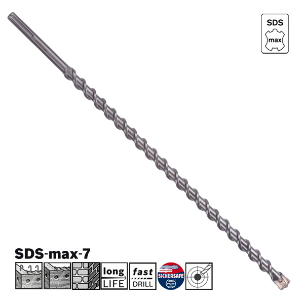 Сверло по бетону Bosch SDS-max-7, 25x600x720 мм