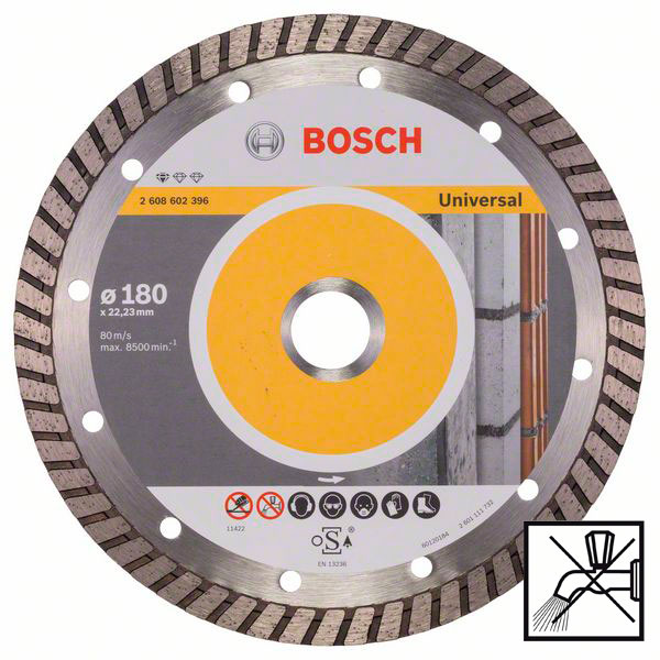 Круг алмазный Bosch, Standard for Universal Turbo, 180 мм