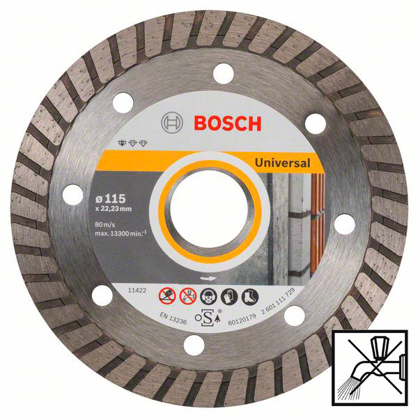 Круг алмазный Bosch, Standard for Universal Turbo, 115 мм