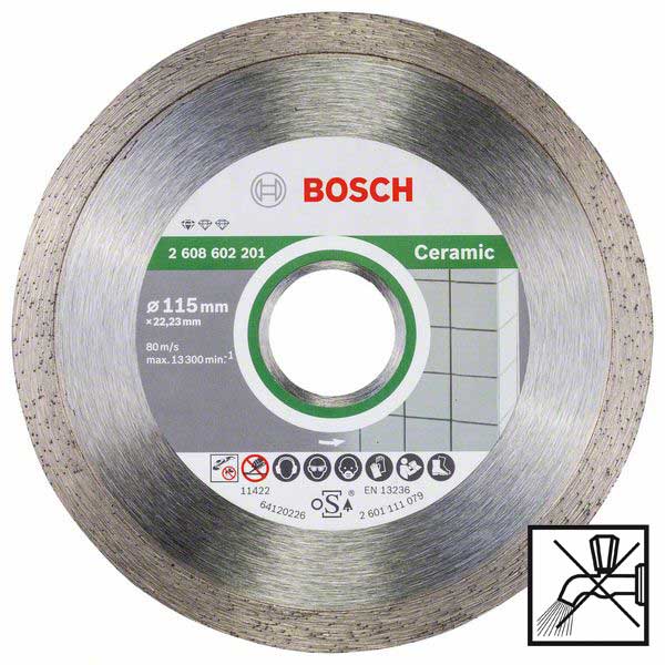 Круг алмазный Bosch, Standard for Ceramic, 115 мм