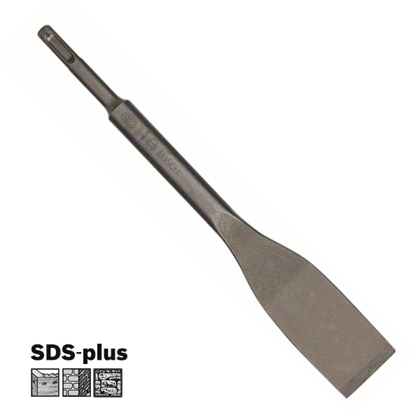 Зубило для снятия керамической плитки, Bosch SDS-plus, 260 мм
