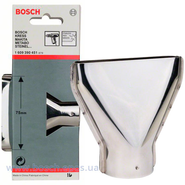 Плоское сопло Bosch, 75 мм (1609390451)