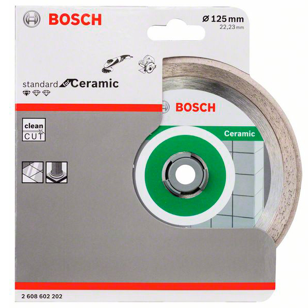 Круг алмазный Bosch, Standard for Ceramic, 125 мм_1st