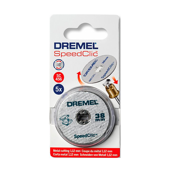 Круг отрезной по металлу DREMEL SpeedClic (SC456), 5 шт_2nd
