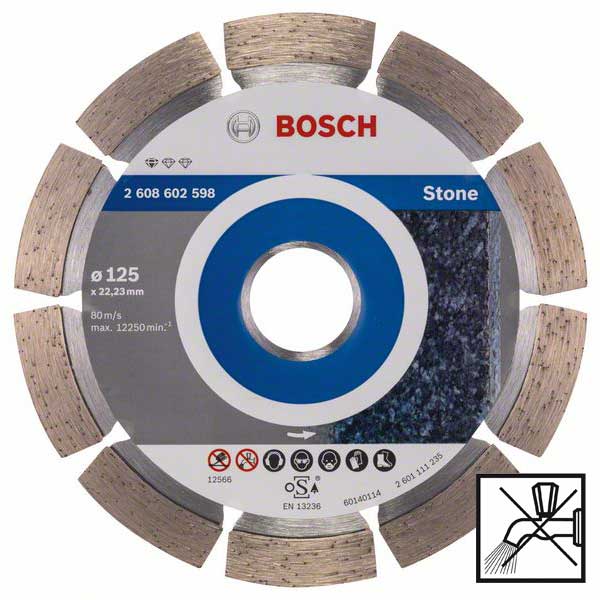 Круг алмазный Bosch, Standard for Stone, 125 мм