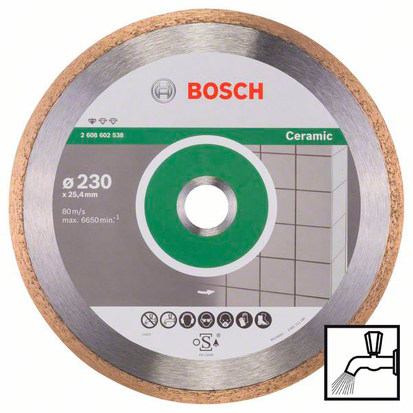 Круг алмазный Bosch, Standard for Ceramic, 230 мм; 25,4 мм_2nd