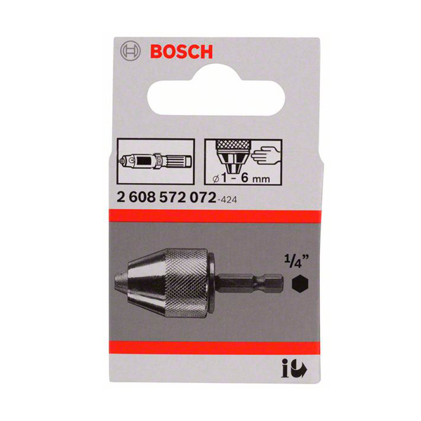 Быстрозажимной патрон Bosch, 1/4, 1.0-6.0 мм_2nd